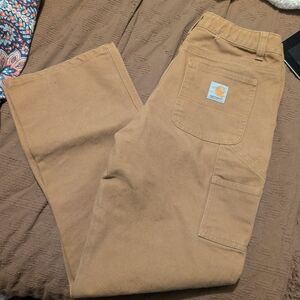 Carhartt Boy's Brown Work Pants